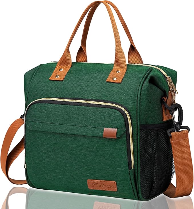TuErCao Insulated Lunch Bag Adult Lunch Box