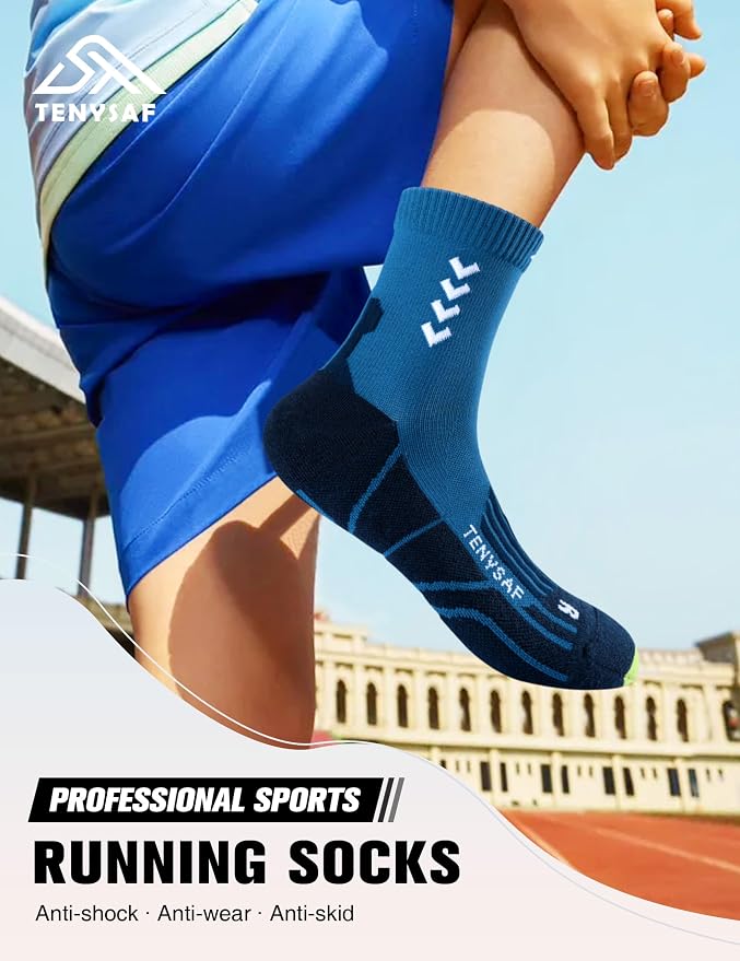 Compression Crew Running Socks: Athletic Socks