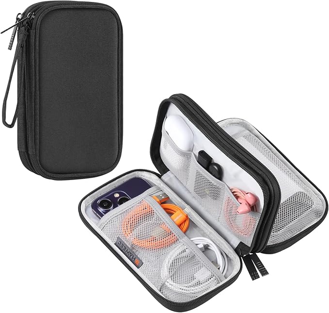 Electronic Accessories Organizer Carry Bag, Travel Cable Organizer Pouch