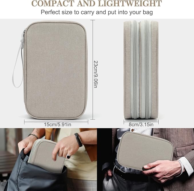 FYY Electronic Organizer, Large Travel Cable Organizer Bag Pouch Electronic