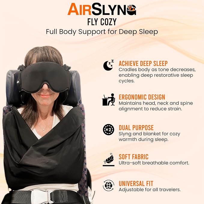 3-in-1 Airplane Sleep Support System