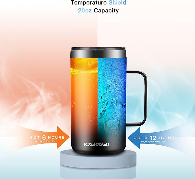 KXIAOCHEN 20oz Insulated Coffee Mug