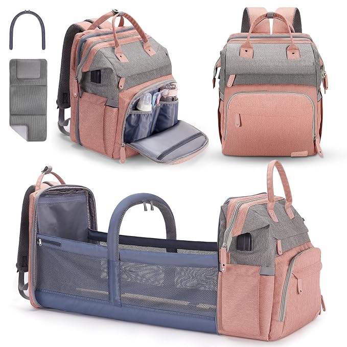 DERJUNSTAR Baby Diaper Bag Backpack