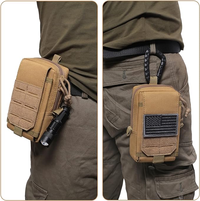 Tactical Molle EDC Pouch Cellphone Pouch Holder Utility Gadget Organizer Bag
