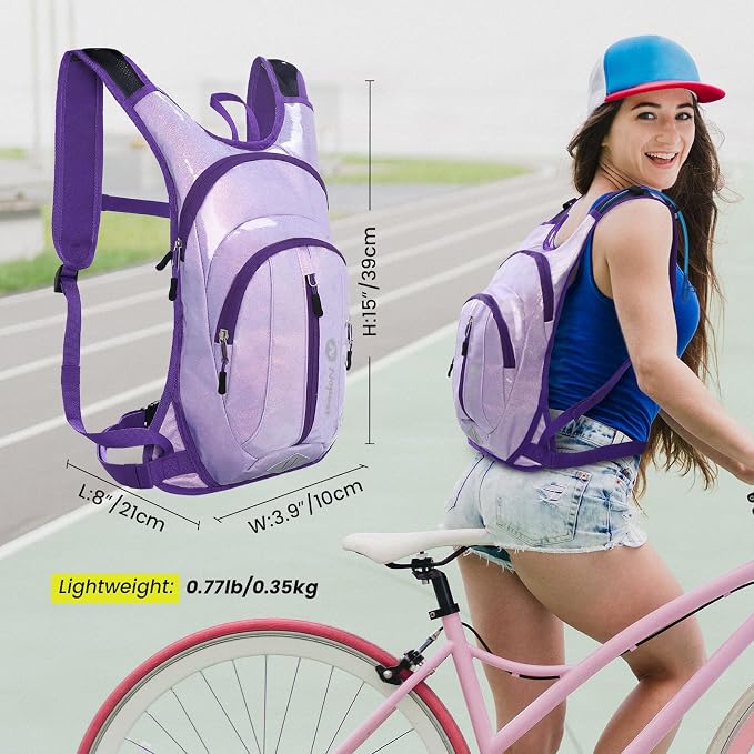 Nepest Hydration Pack Backpack for Women & Men, Lightweight Water Backpack