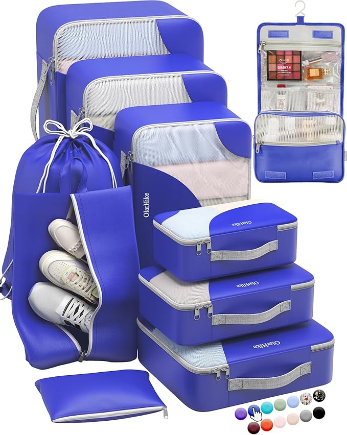 ALL INCLUDED 10 Set Durable Packing Cubes