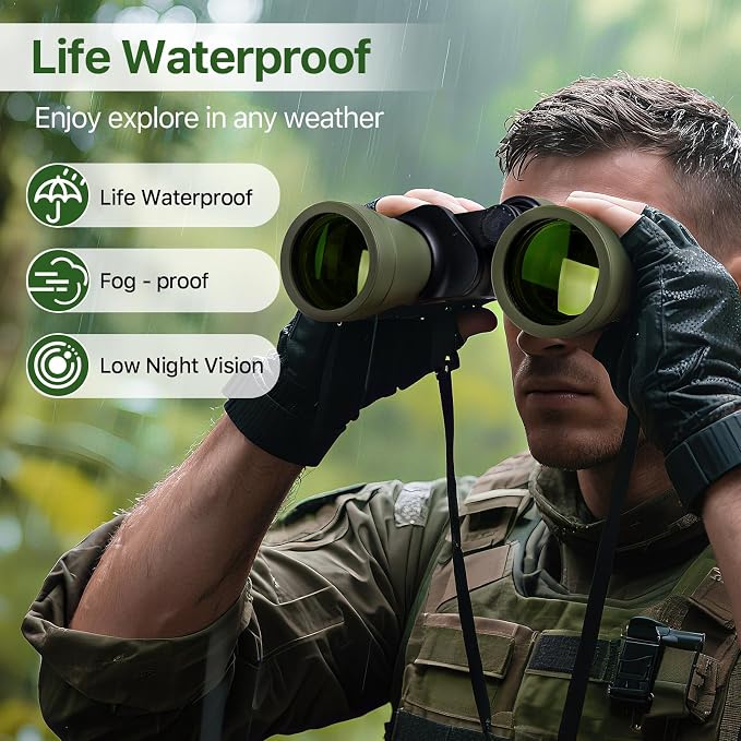 20x50 Hunting Binoculars for Adults High Powered - 28mm Large Eyepiece