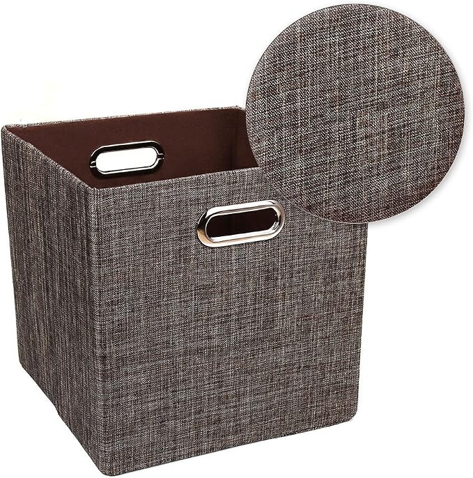 Storage Bins Cube Containers Boxes, Thick and Heavy Duty Fabric Drawers
