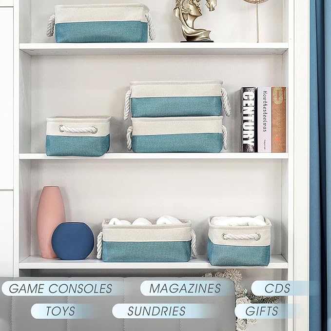TheWarmHome Fabric Storage Bin