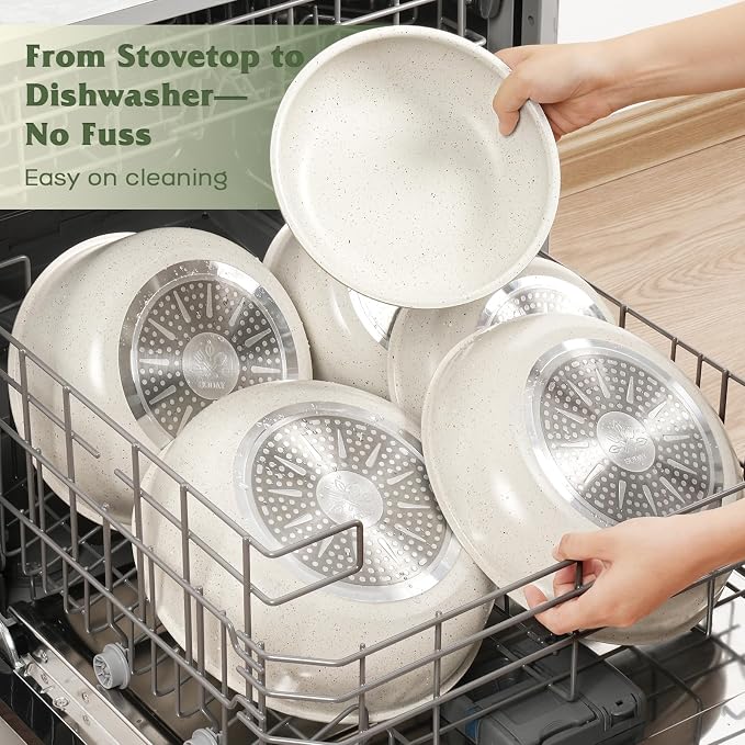 18 Pcs Pots and Pans Set Non Stick, Cookware Sets