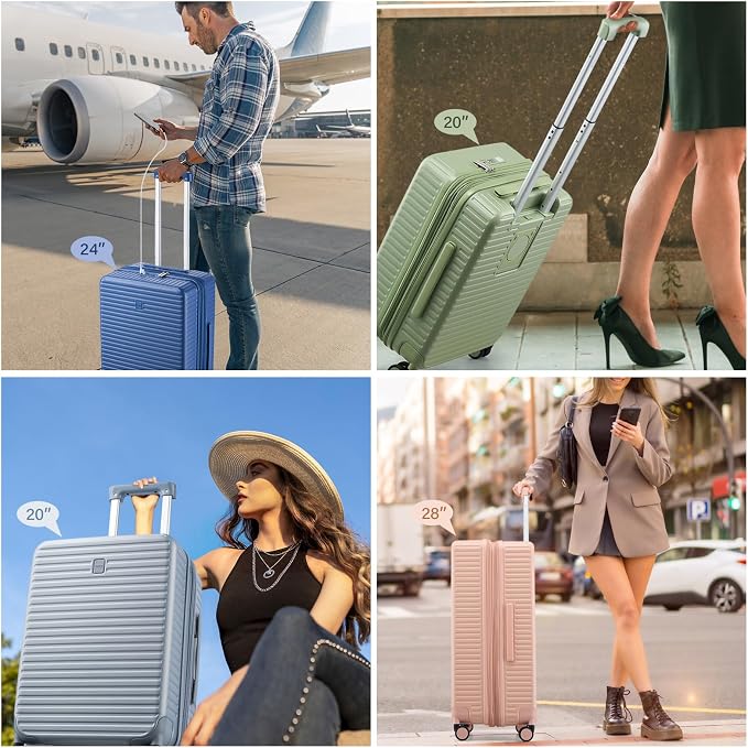 28 Inch Luggage Hard Shell Suitcases, Expandable Travel Checked Luggage 28 Inch