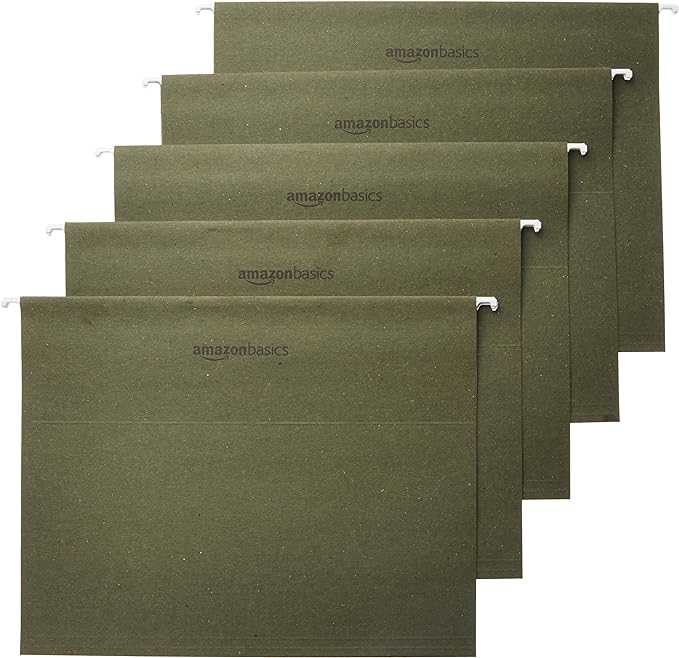 Amazon Basics Hanging Organizer File Folders