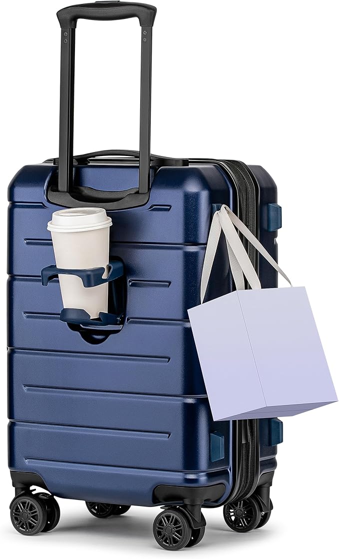 KYME Hardside Expandable Carry On Luggage 22x14x9 Airline Approved 20 Inch