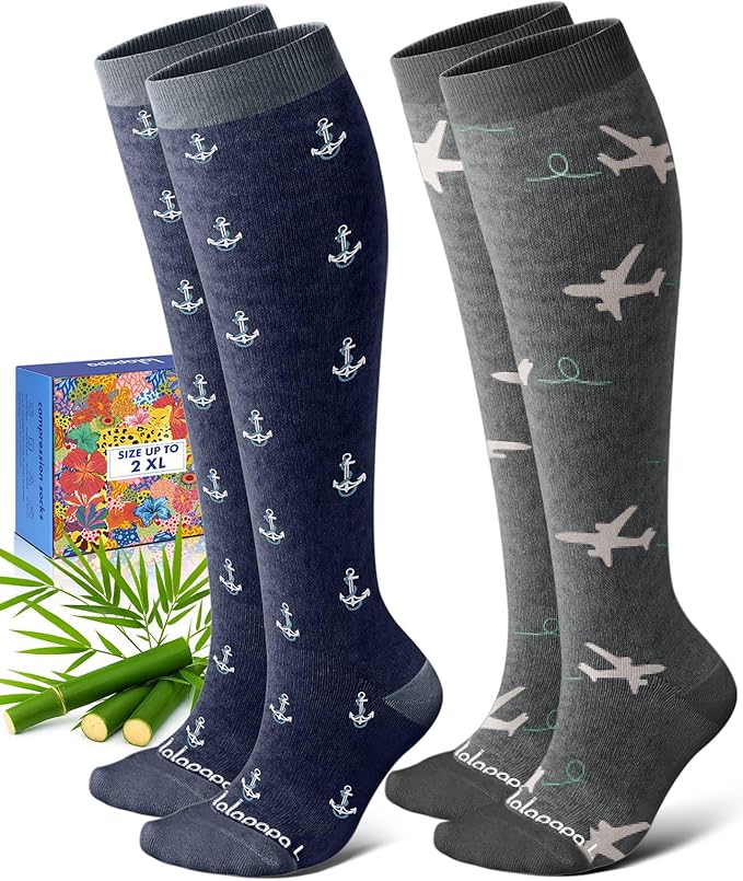 Bamboo Viscose Compression Socks