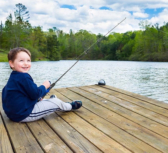Urban Deco Kids Fishing Pole Set Portable Telescopic Kids Fishing Rod and Reel