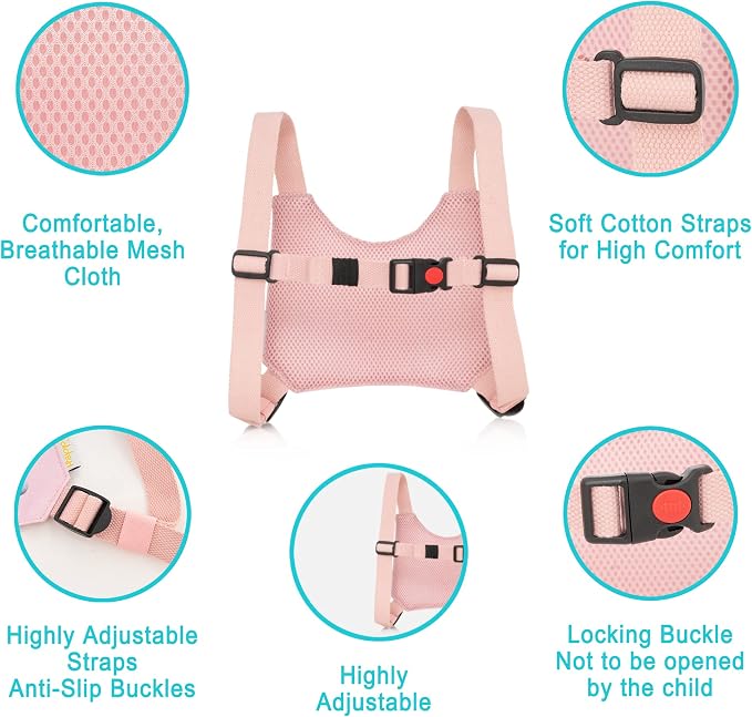 Toddler Leash Harness Kid Leash Child Safety Harness Baby Leash Anti Lost Ages