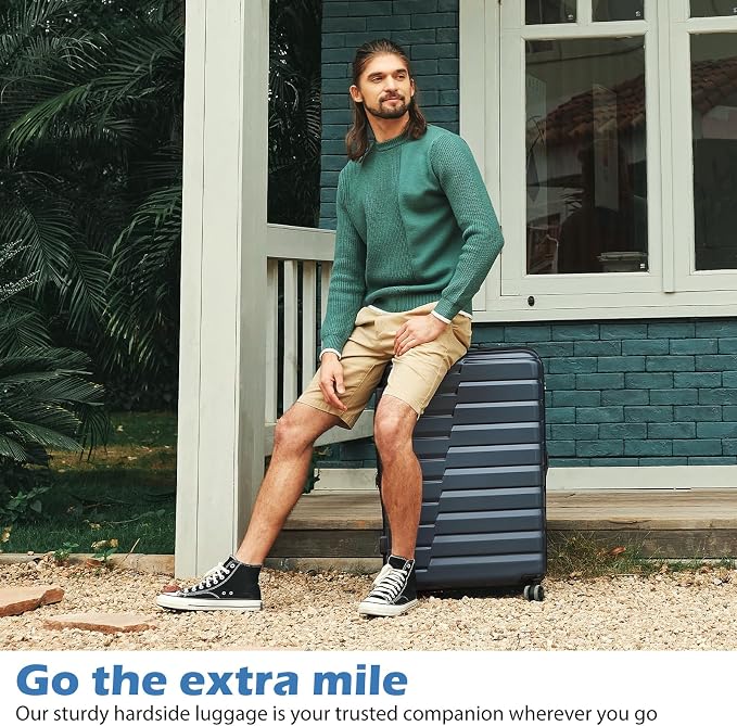 Coolife Medium Luggage Hardside Carry On