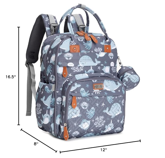 BabbleRoo Diaper Bag Backpack