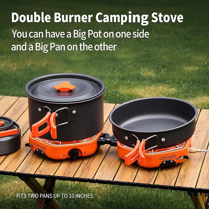 Propane 2 Burner Camping Stove
