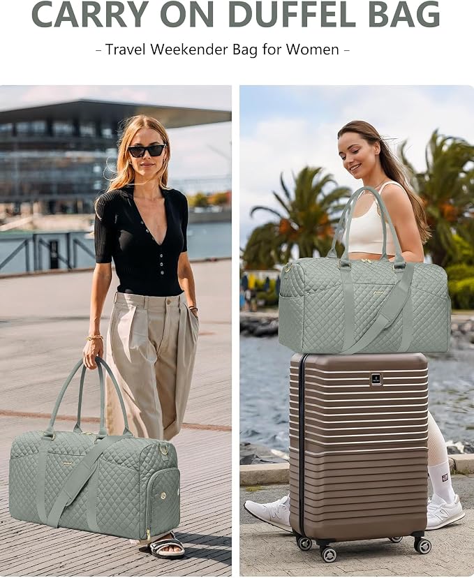 Weekender Travel Duffle Bag for Women