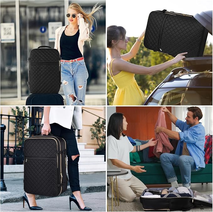MOMUVO Large Travel Backpack Women, Flight Approved Carry On Backpack