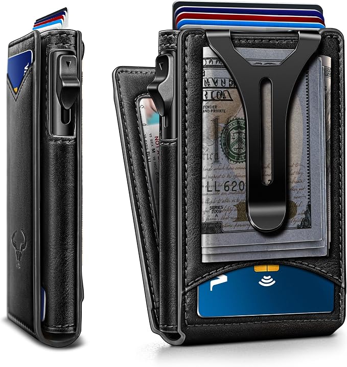 BULLIANT Men Wallet, Money Clip Wallet Slim