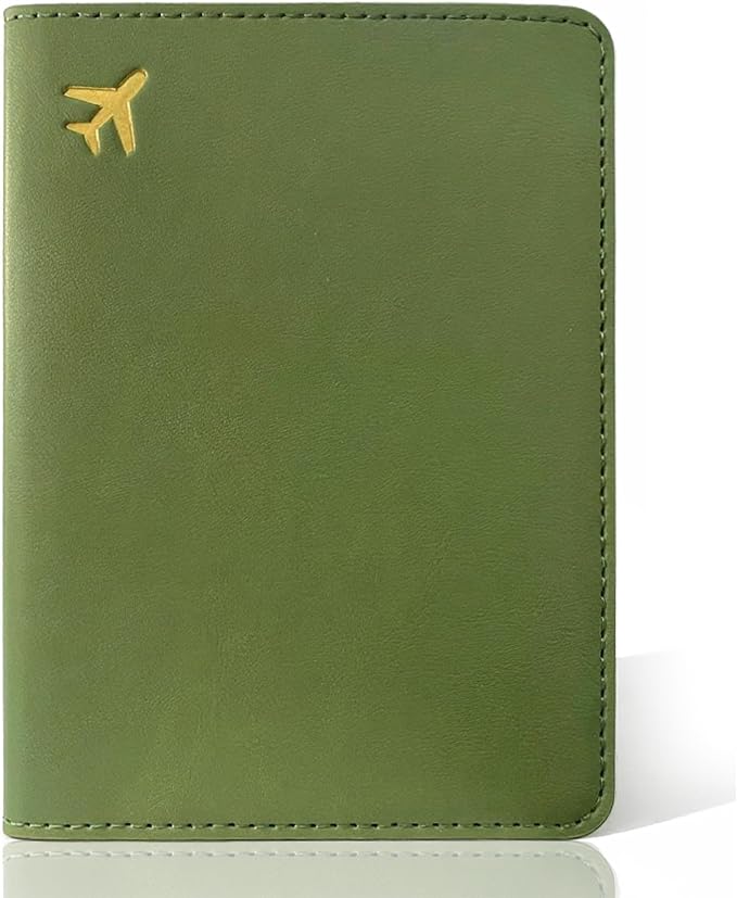 Passport Holder for Travel Essentials, RFID Blocking Passport Cover Case for