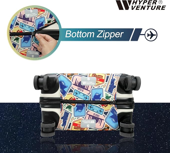 HYPER VENTURE Washable Luggage Cover