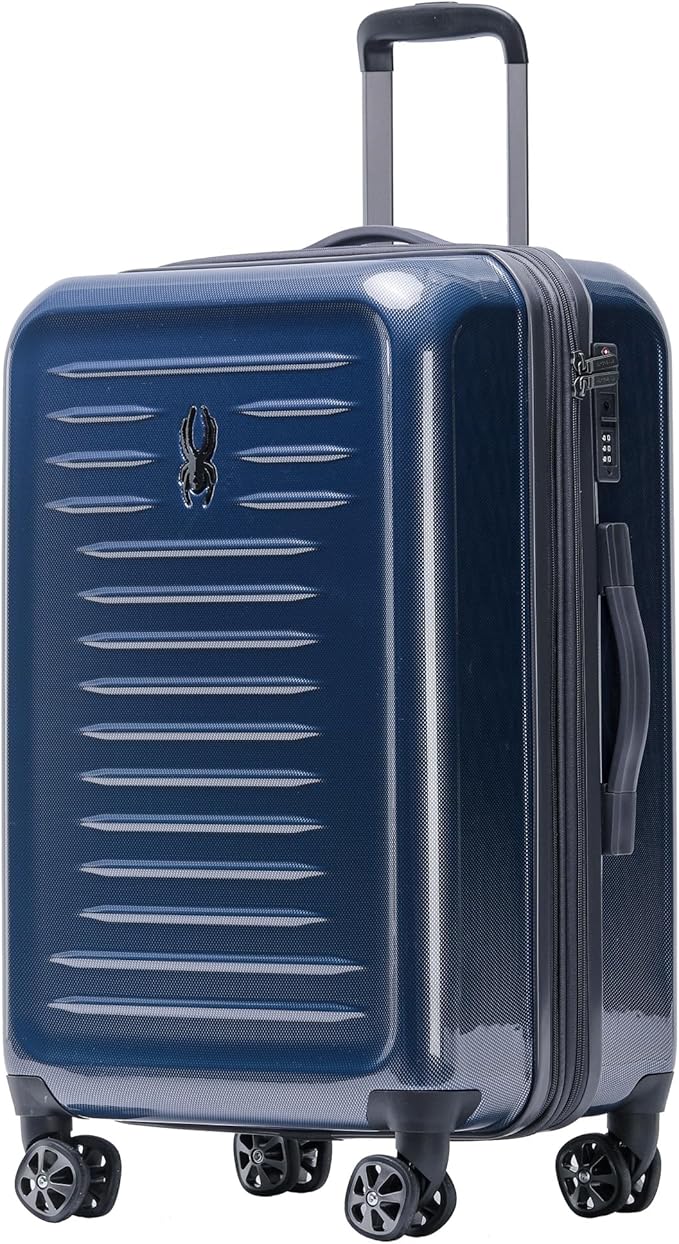 Spyder Rails 25 Inch Medium Expandable Hardside Upright Suitcase