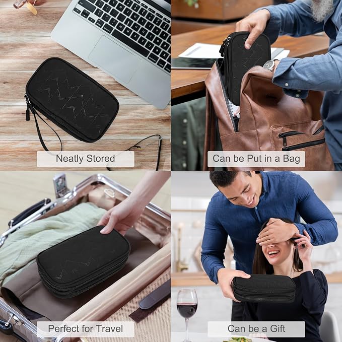 FYY Travel Organizer Pouch Electronic Accessories Carry Case Portable