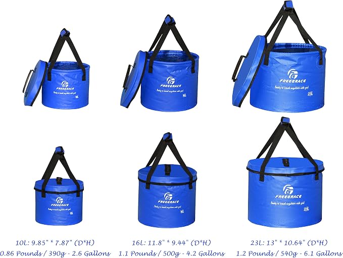 Premium Collapsible Bucket by Freegrace