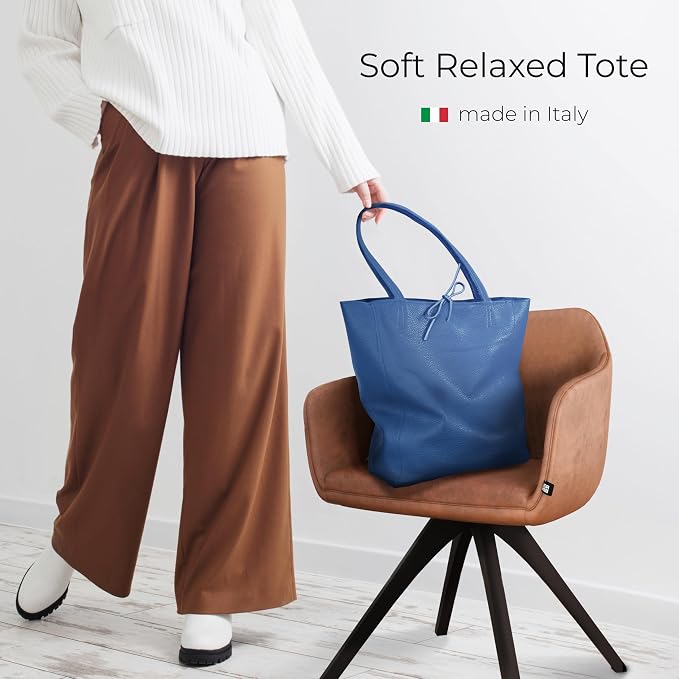 Italian Calf Leather Tote for Women