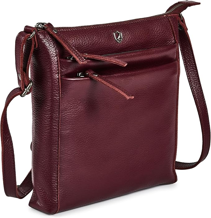 Small Soft Genuine Leather Crossbody Purse Women’s Sling Crossover Shoulder