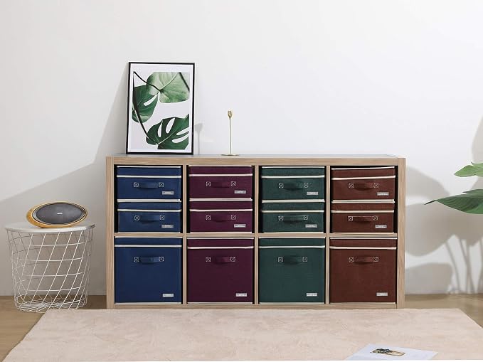 YueYue Foldable Fabric Closet Organizer Bins Box Storage