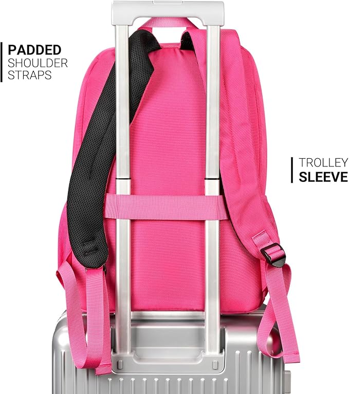 ZORFIN 26L Backpack for College, and Travel: Water Resistant Bookbag