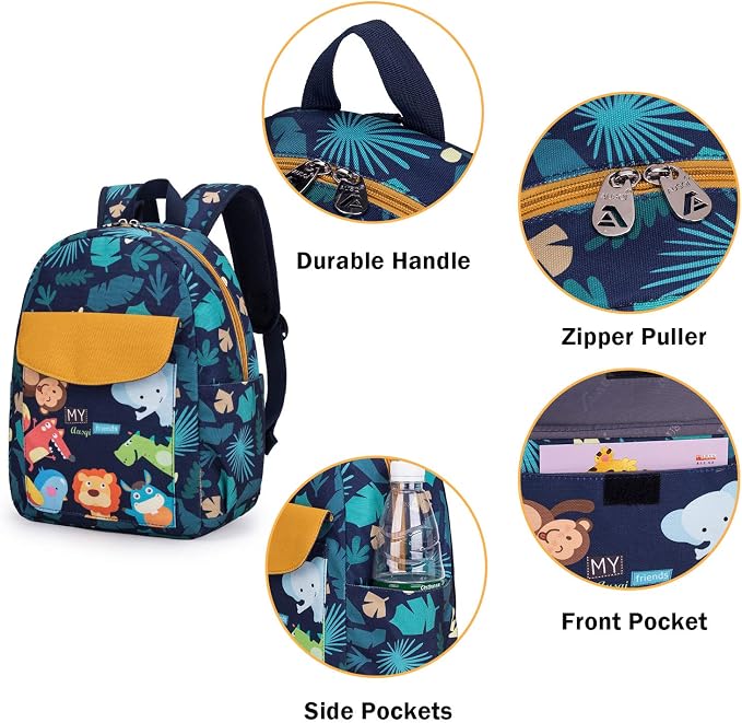 willikiva Cute Zoo Little 2d Backpack Kid Backpacks