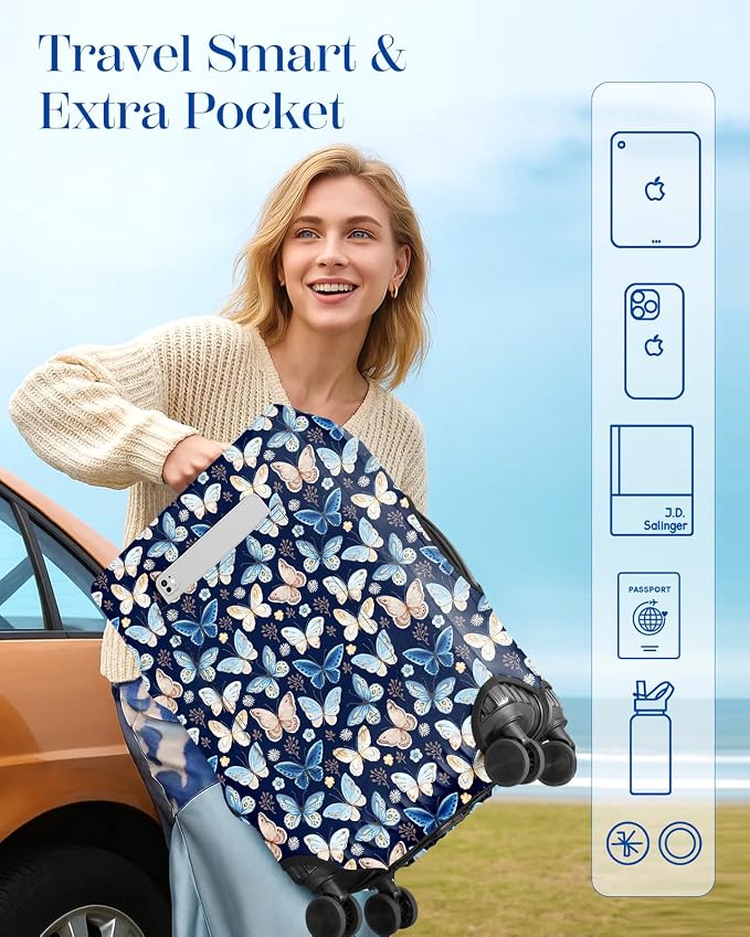 Slohif Luggage Cover for Suitcase Tsa Approved Protector