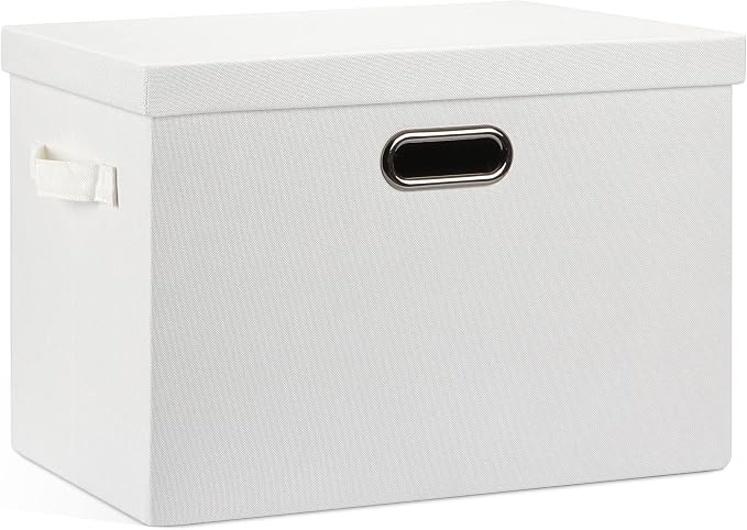 Large 17" 36 Quart Collapsible Stackable Storage Bins