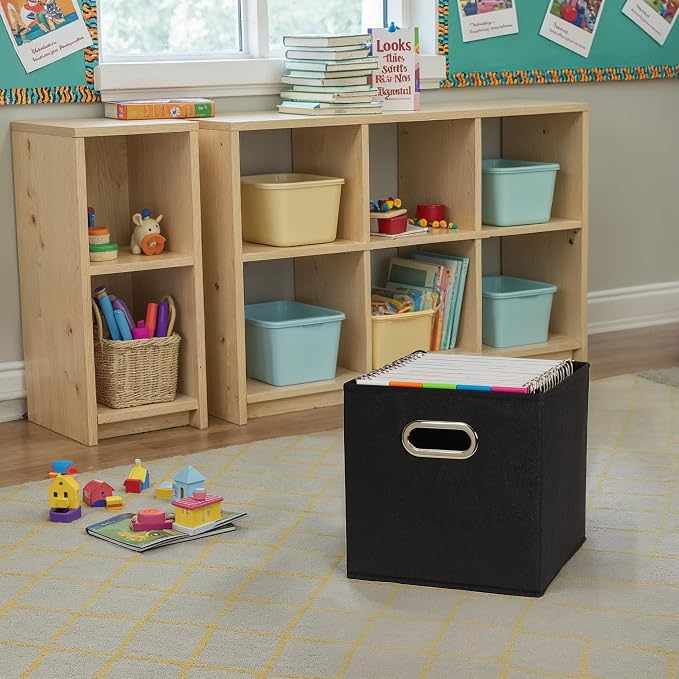Household Essentials 80-1 Foldable Fabric Storage Bins | Set of 6 Cubby Cubes