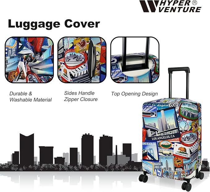 HYPER VENTURE Washable Luggage Cover