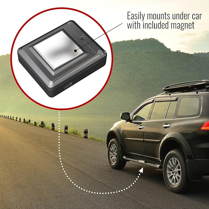 Tracki GPS Tracker for Vehicles, Kids. Subscription Needed. US-Made Tech. 4G