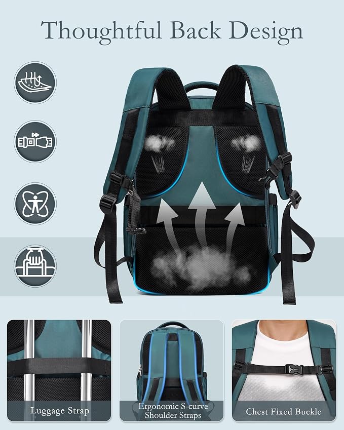 Coolife Luggage Sets 3 Piece, 20In Carry On Luggage