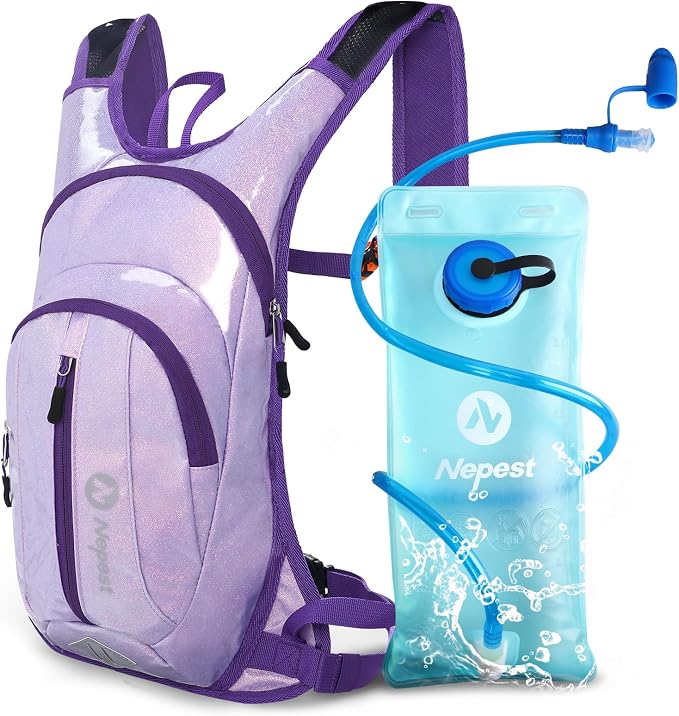 Nepest Hydration Pack Backpack for Women & Men, Lightweight Water Backpack