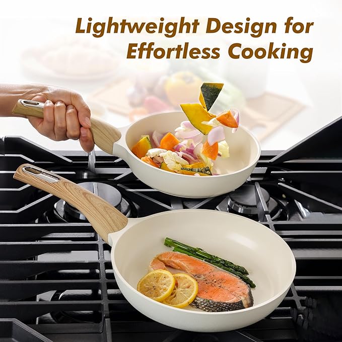 SENSARTE Ceramic Nonstick Frying Pan Skillet 11Inch Non Stick Omelette Pans