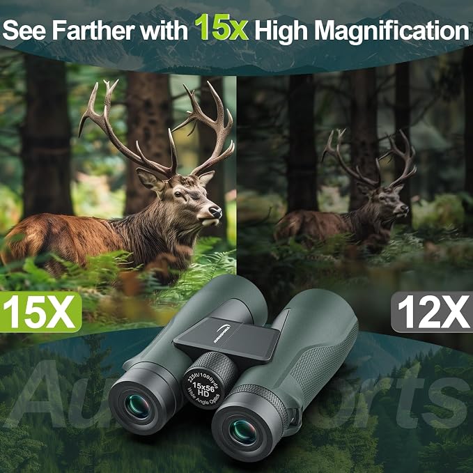 15x56 Binoculars for Adults High Powered