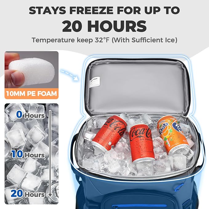 Heytrip Backpack Cooler 36/54 Cans Insulated Waterproof Cooler Bag