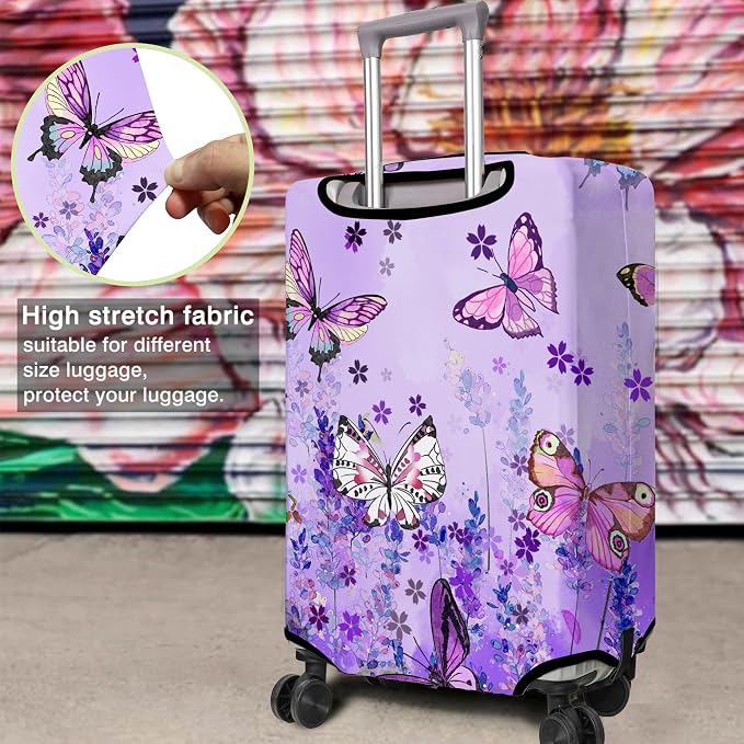 Travel Luggage Cover Suitcase Protector Fits 18-32 Inch Wheel Covers
