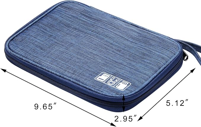 SELLYFELLY Travel Electronics Organizer Portable Cable Organizer Bag