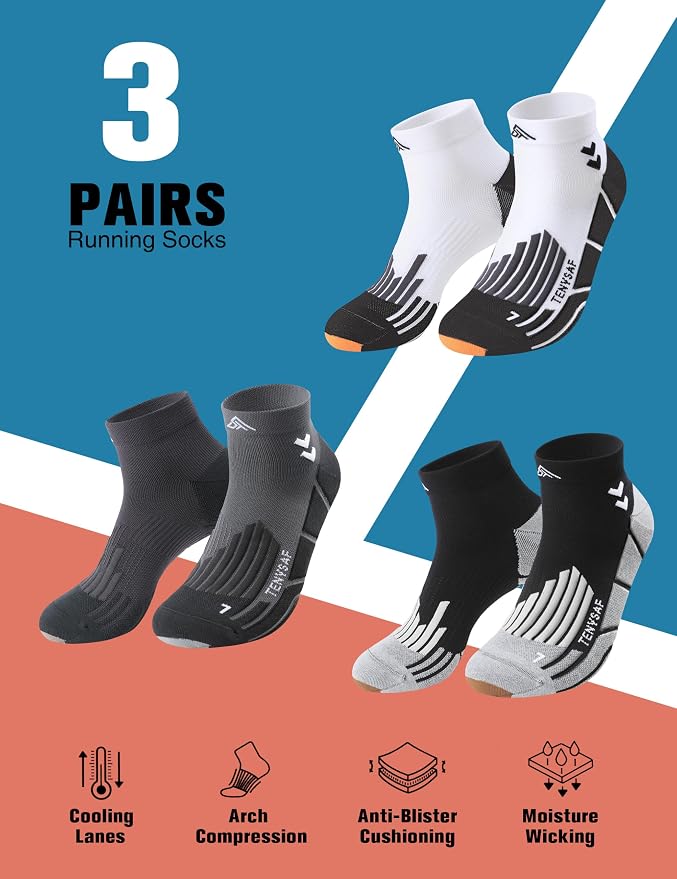 Compression Sport Running Socks: Athletic Socks