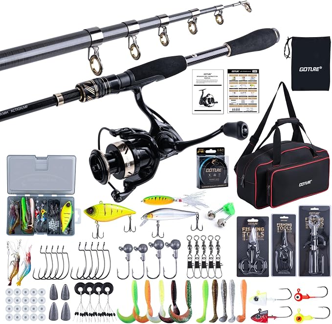 Goture Fishing Rod and Reel Combo